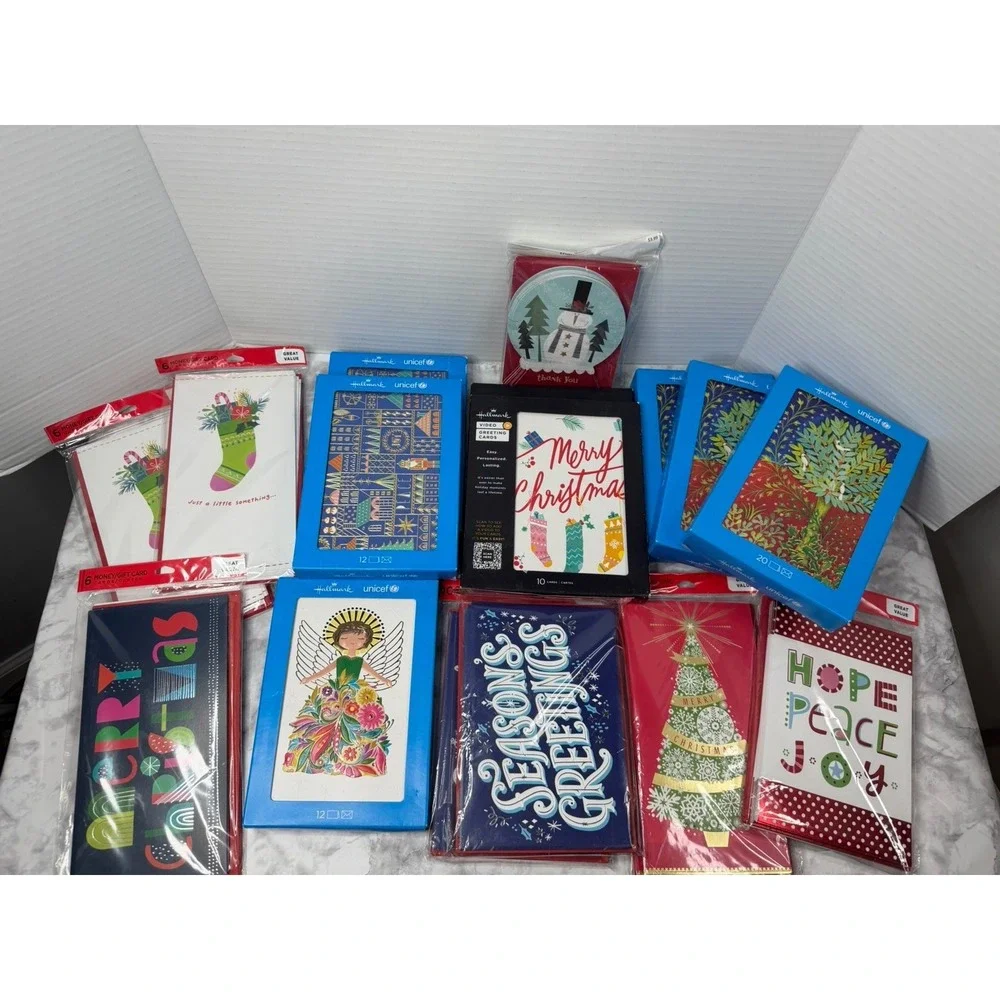 Hallmark Boxed Christmas Card Lot New Sealed Lot Of 18 Boxes/packs